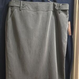 Dress Barn Charcoal Pencil Skirt